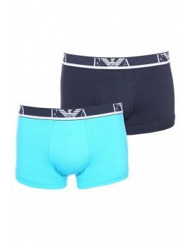 Bóxer Emporio Armani -2 Pack- (Marino y Turquesa)