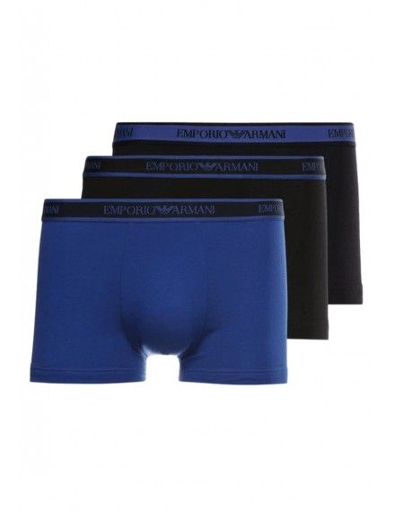 Bóxer Emporio Armani -Pack de 3- (Negro y Marino)