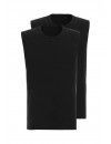 Camiseta Interior Calvin Klein Cuello Redondo Sin Mangas -Pack de 2- (Negra)