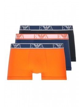 Bóxer Emporio Armani -3 Pack- (Azul, Marino y Naranja)