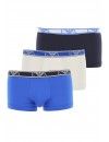 Bóxer Emporio Armani -Pack de 3- (Azul, Blanco y Marino)
