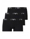 Bóxer Emporio Armani Básico -Pack de 3- (Negro)