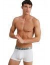Bóxer Calvin Klein Evolution (Blanco con Cinturilla Gris)