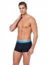 Bóxer Emporio Armani Stretch Cotton -Pack de 3- (Blanco, Negro y Marino con Cinturilla Azul)