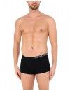 Bóxer Emporio Armani Stretch Cotton -Pack de 3- (Negro con Cinturilla Azul, Negra y Roja)