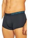 Bóxer Emporio Armani Stretch Cotton -3 Pack- (Marino con Logo Fucsia, Morado y Turquesa)