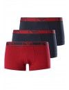 Bóxer Emporio Armani Stretch Cotton -3 Pack- (Marino y Granate)