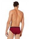 Slip Emporio Armani Stretch Cotton -3 Pack- (Marino y Granate)