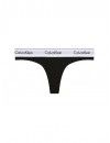 Tanga Calvin Klein Básico Modern Cotton (Negro)