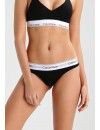 Tanga Calvin Klein Básico Modern Cotton (Negro)