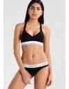 Tanga Calvin Klein Básico Modern Cotton (Negro)