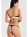 Tanga Calvin Klein Carousel Básico -3 Pack- (Negro, Blanco y Negro)