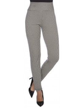 Legging Janira Vichy (Preto-Branco)