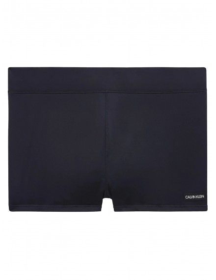 Bañador Bóxer Calvin Klein CK Core Solids (Negro)