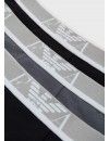 Bóxer Emporio Armani Stretch Cotton -3 Pack- (Negro, Gris y Negro)