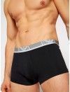 Bóxer Emporio Armani Stretch Cotton -3 Pack- (Negro, Gris y Negro)