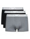 Bóxer Emporio Armani Stretch Cotton -3 Pack- (Negro, Gris y Negro)