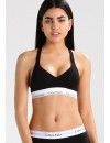 Top Bralette Lift Calvin Klein Básico Modern Cotton (Negro)