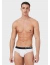 Slip Emporio Armani Stretch Cotton -3 Pack- (Negro, Blanco y Negro)