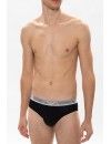 Slip Emporio Armani Stretch Cotton -3 Pack- (Negro, Gris y Negro)