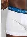 Bóxer Emporio Armani -3 Pack- Stretch Cotton (Marino, Blanco y Azul)