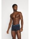 Bóxer Emporio Armani -3 Pack- Stretch Cotton (Marino, Blanco y Azul)