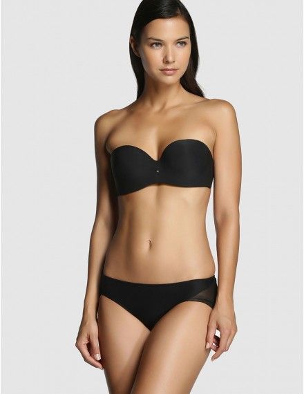 Braga Janira Brislip Boom Secrets, remarca los glúteos (Negro y Piel)