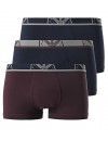 Bóxer Emporio Armani -3 Pack- Stretch Cotton (Marino, Café y Marino)