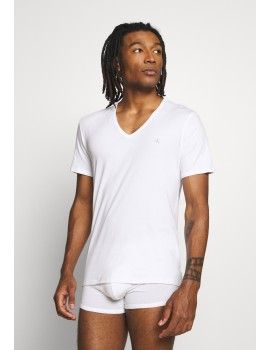 Camiseta Interior Calvin Klein CK One -2 Pack- Decote V (Branca)