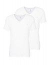 Camiseta Interior Calvin Klein CK One -2 Pack- Cuello Pico (Blanca)