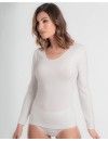 Camiseta interior de mujer térmica Princesa Termaltech (blanca y negra)