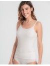 Camiseta interior de mujer de algodón Princesa con tirantes finos