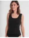 Camiseta interior de mujer básica de algodón Princesa con tirantes anchos