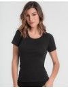 Camiseta interior de mujer básica de algodón Princesa de manga corta