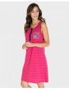 Camisón Massana sin Mangas con Tapeta (Frambuesa)