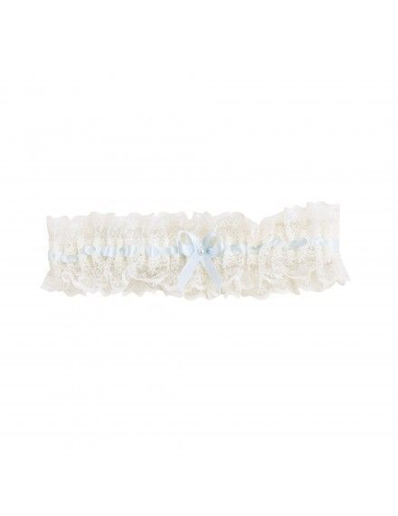 Liga Novia con Puntilla y Lazo (Marfil)