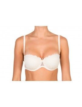 Sutiã Selmark Rouge Noiva Push-Up Renda (Marfim)