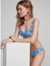 Bikini Gisela Estampado EKO (Azul)