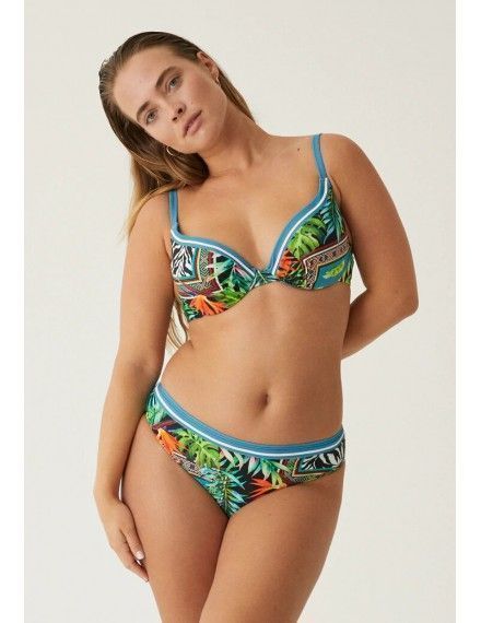 Bikini Naturana de Capacidad Estampado Jungla
