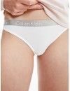 Tanga Calvin Klein  -3 Pack- Radiant Cotton (Blanco, Tierra y Salmón)