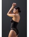 Body Selene Miranda Sin Tirantes con Aros y Relleno (Negro y Tierra)