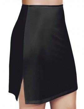 Combinação Saia Janira Silk-Caress Microfibra (Preto)