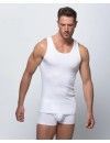 Camiseta interior de tirantes Abanderado 100% algodón (blanco)