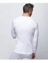 Camiseta interior térmica Abanderado 100% Algodón manga larga (blanca)