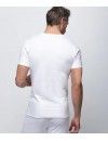 Camiseta interior térmica Abanderado 100% Algodón manga corta (blanca)