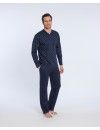 Pijama de Hombre Guasch Tejido Punto Felpa (Marino)