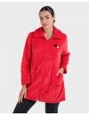 Bata de Mujer Massana de Tejido Polar con Relieve (Rojo)