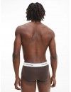 Slip Calvin Klein -3 Pack- Modern Cotton Naturals (Negro, Marrón y Beige)