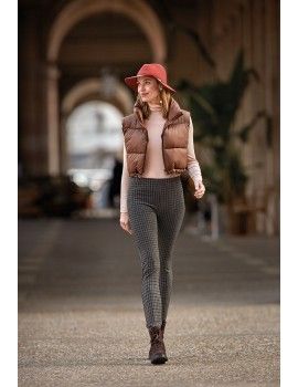 Legging Janira Derby Tecido Jacquard (Preto)