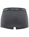Bóxer Calvin Klein -3 Pack- Cotton Stretch (Rojo, Gris y Marengo)